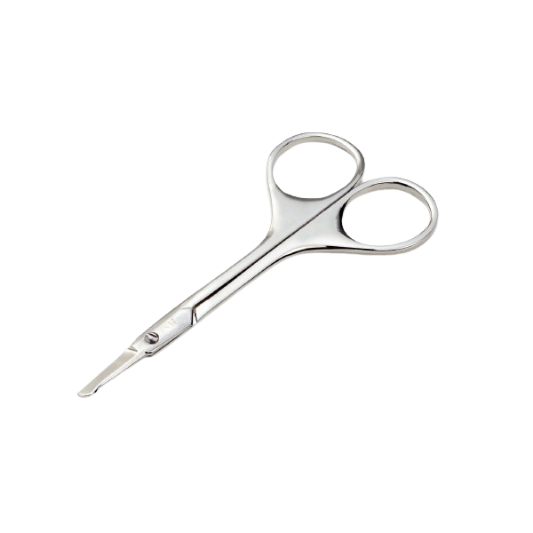 Green Bell Stainless Steel Forged Nose & Facial Hair Scissors – Ultra-Thin Blades, Made in Japan