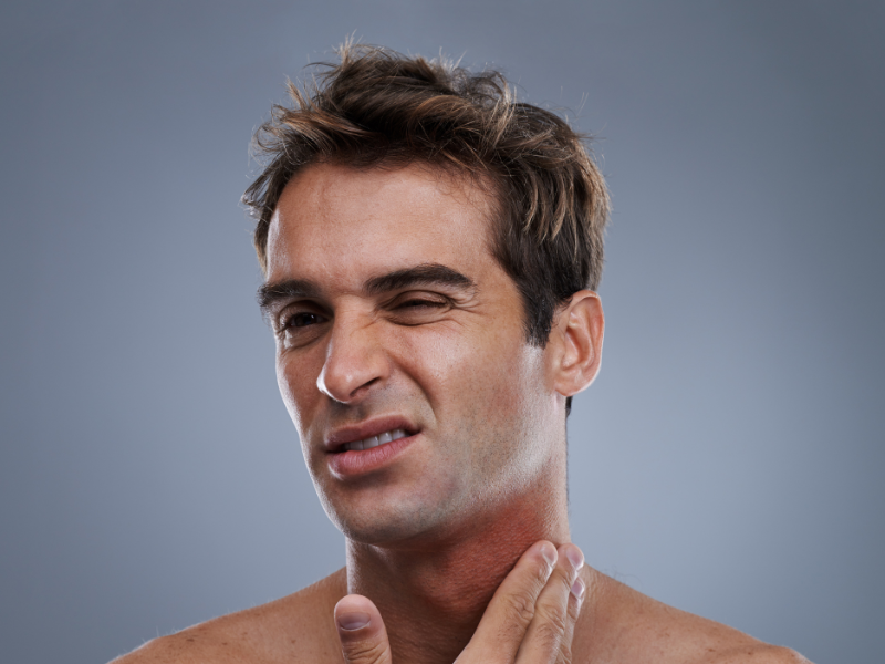 Why Do I Only Get Ingrown Hairs and Red Razor Bumps on My Neck After Shaving?