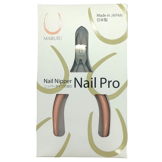 MARUTO Nail Pro Color Soft Pale Pink Nail Nipper – Made in Japan